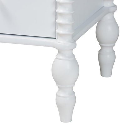 Baxton Studio - Callison Chest in White - MG9020-White-4DW-Chest view 7