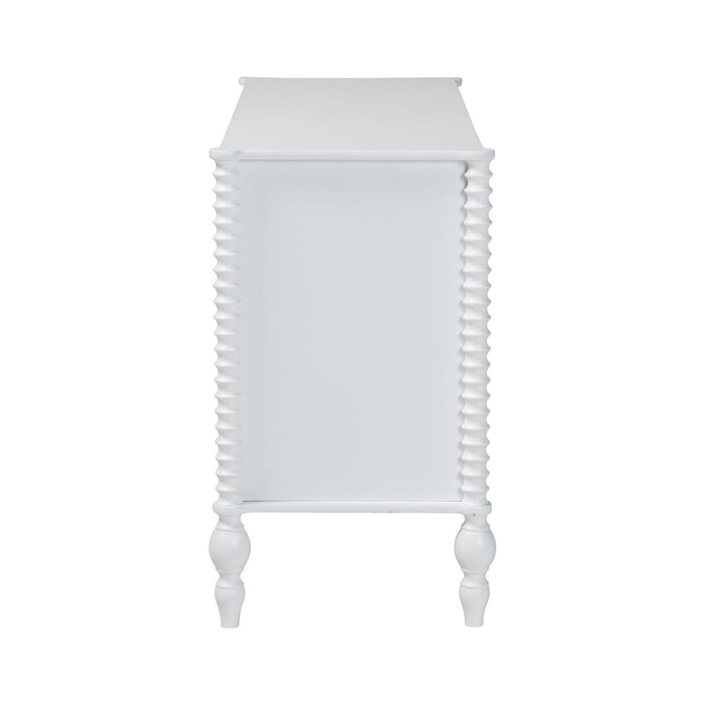 Baxton Studio - Callison Dresser in White - MG9020-White-6DW-Dresser view 5