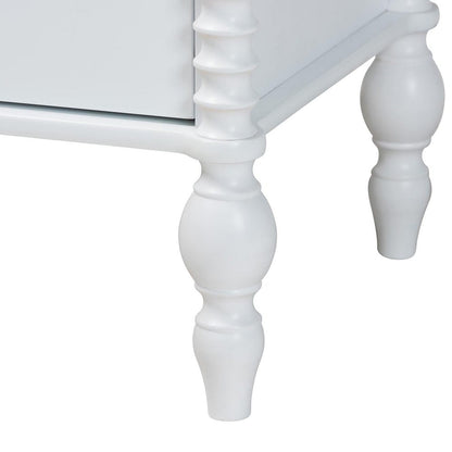 Baxton Studio - Callison Dresser in White - MG9020-White-6DW-Dresser view 7