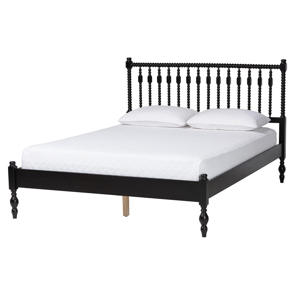 Baxton Studio - Callison Full Bedroom Set in Black - Eniola-4PC Bedroom Set-Black-Full view 3
