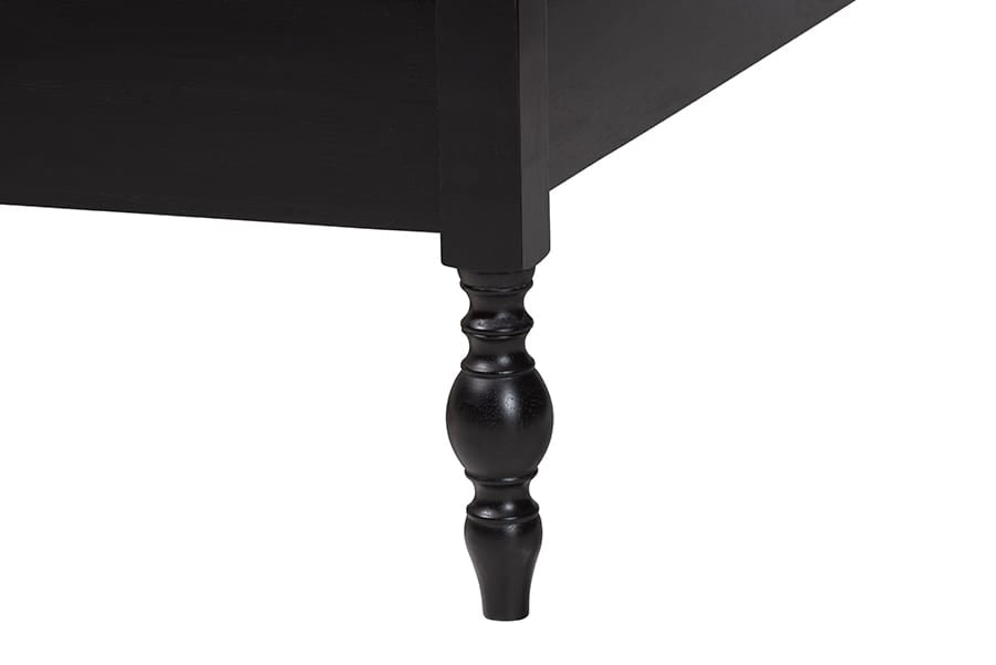 Baxton Studio - Callison Full Bedroom Set in Black - Eniola-5PC Bedroom Set-Black-Full view 10