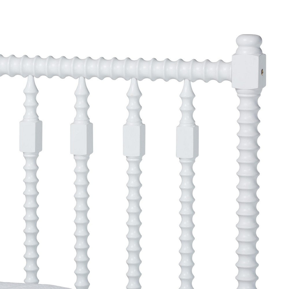 Baxton Studio - Callison Full Bedroom Set in White - Eniola-5PC Bedroom Set-White-Full view 9