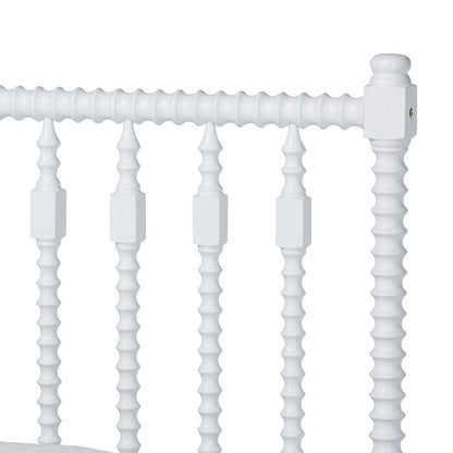 Baxton Studio - Callison Full Bedroom Set in White - Eniola-5PC Bedroom Set-White-Full view 9