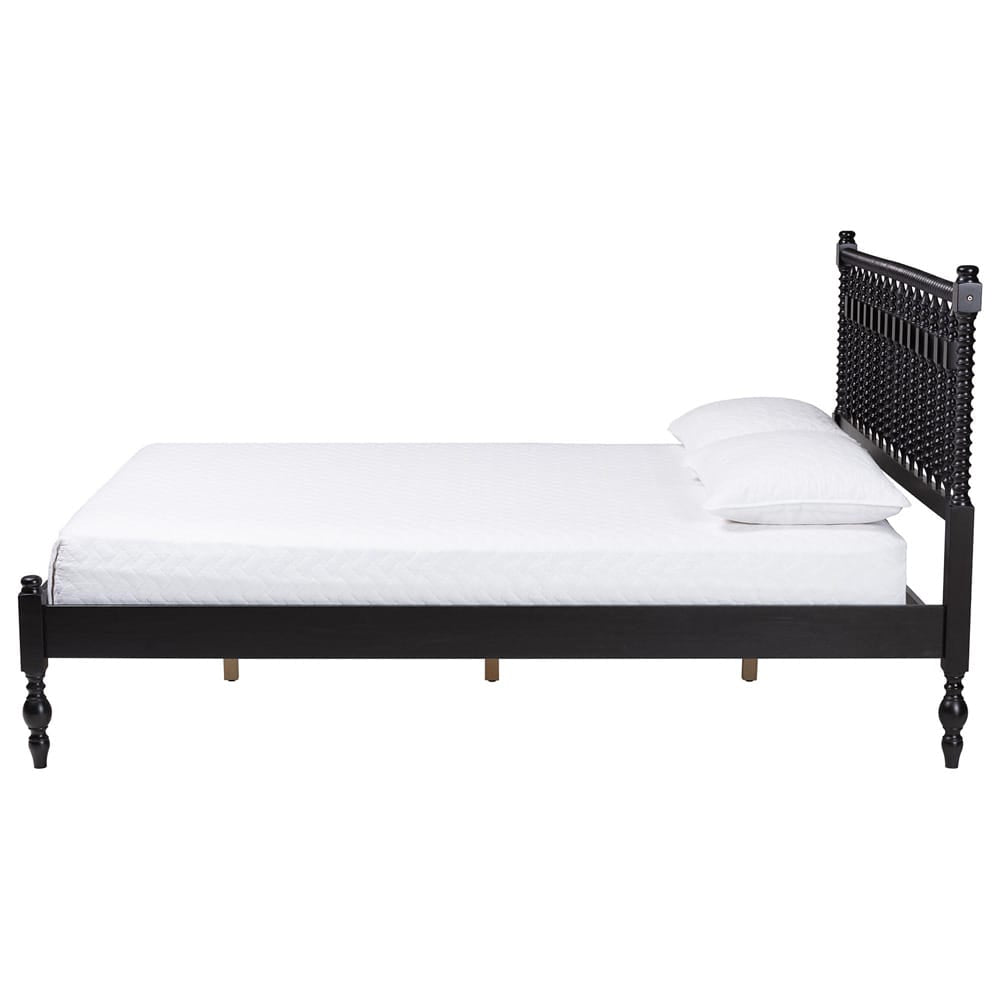 Baxton Studio - Callison Full Size Bed in Black - MG0259-Black-Full view 2
