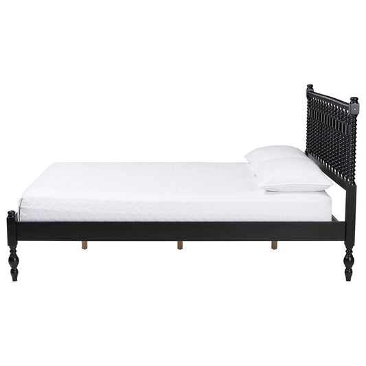 Baxton Studio - Callison Full Size Bed in Black - MG0259-Black-Full view 2