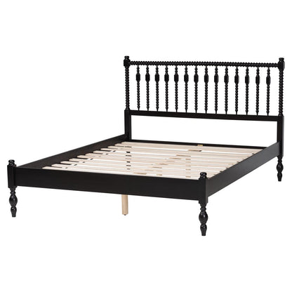 Baxton Studio - Callison Full Size Bed in Black - MG0259-Black-Full view 3