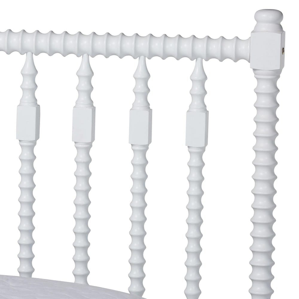 Baxton Studio - Callison Full Size Bed in White - MG0259-White-Full view 4