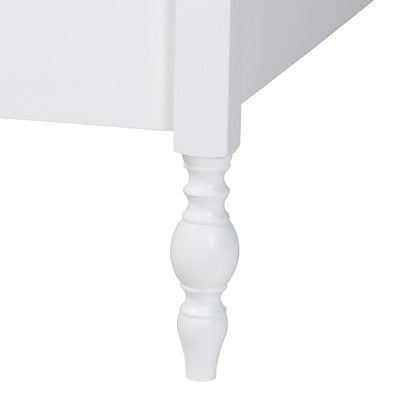 Baxton Studio - Callison Full Size Bed in White - MG0259-White-Full view 5