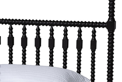 Baxton Studio - Callison King Size Bed - MG0259-2-Black-King-Canopy Bed view 5