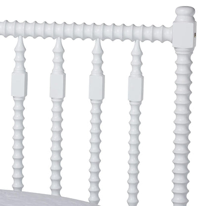 Baxton Studio - Callison Queen Size Bed in White - MG0259-White-Queen view 4