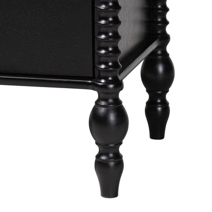 Baxton Studio - Callison Twin Bedroom Set in Black - Eniola-4PC Bedroom Set-Black-Twin view 7
