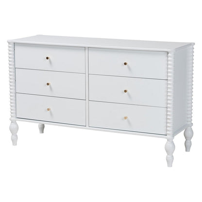 Baxton Studio - Callison Twin Bedroom Set in White - Eniola-4PC Bedroom Set-White-Twin view 5