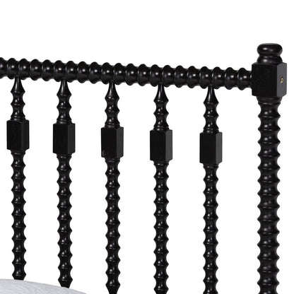 Baxton Studio - Callison Twin Size Bed in Black - MG0259-Black-Twin view 4
