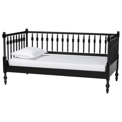 Baxton Studio - Callison Twin Size Daybed in Black - MG0259-1-Black-Twin-Daybed view 1