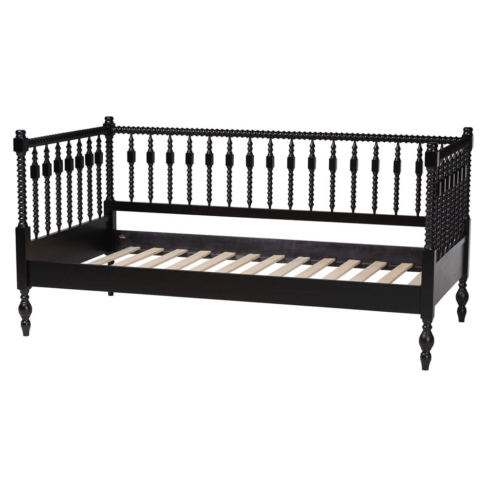 Baxton Studio - Callison Twin Size Daybed in Black - MG0259-1-Black-Twin-Daybed view 4