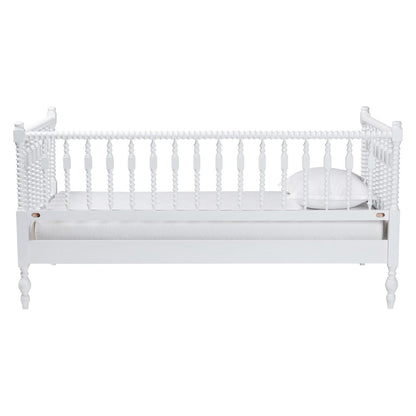 Baxton Studio - Callison Twin Size Daybed in White - MG0259-1-White-Twin-Daybed view 3