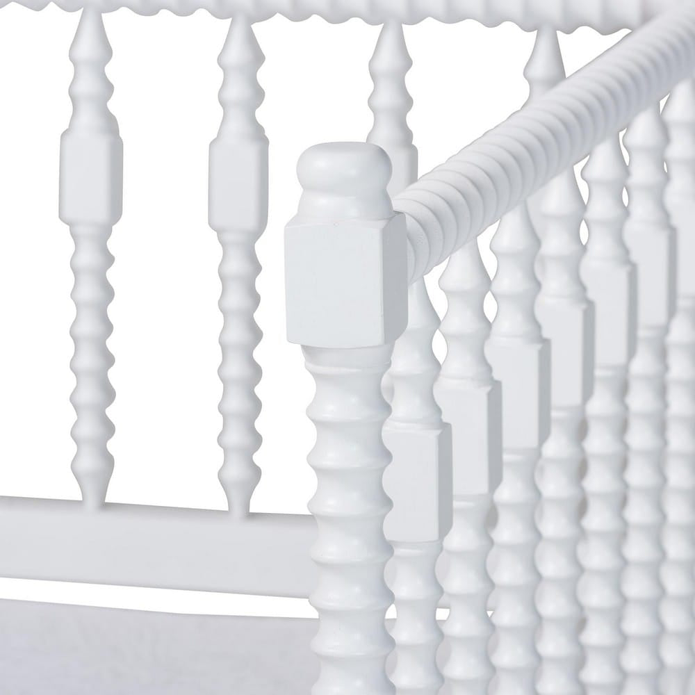 Baxton Studio - Callison Twin Size Daybed in White - MG0259-1-White-Twin-Daybed view 5
