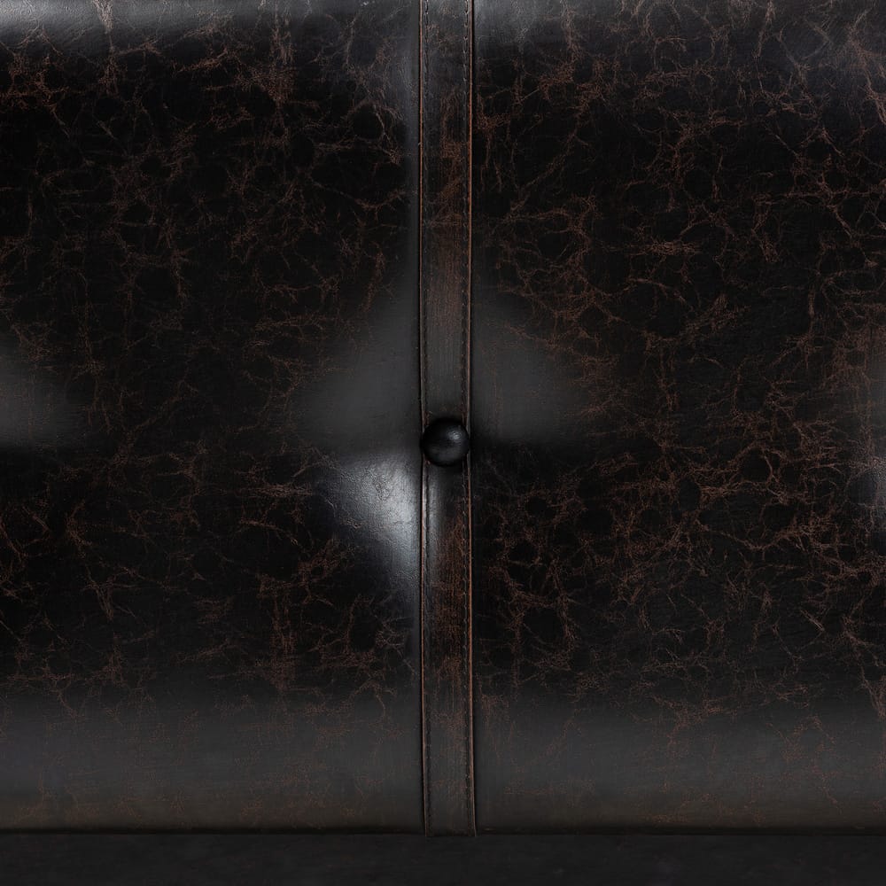 Baxton Studio - Callum Storage Ottoman in Dark Brown/Black - JY19A418-Brown-Otto view 6