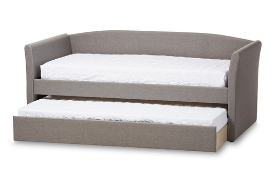 Baxton Studio - CamiNo Daybed - CF8756-Grey-Day Bed view 2