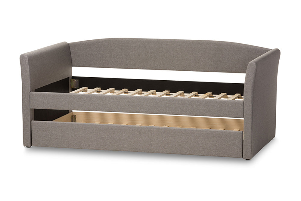 Baxton Studio - CamiNo Daybed - CF8756-Grey-Day Bed view 4