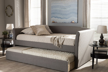 Baxton Studio - CamiNo Daybed - CF8756-Grey-Day Bed view 7