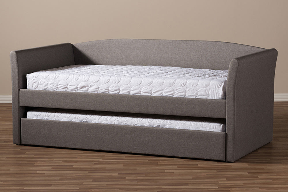 Baxton Studio - CamiNo Daybed - CF8756-Grey-Day Bed view 9