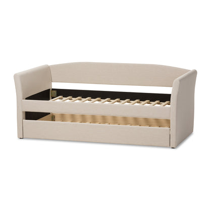 Baxton Studio - CamiNo Daybed in Beige - CF8756-Beige-Day Bed view 4