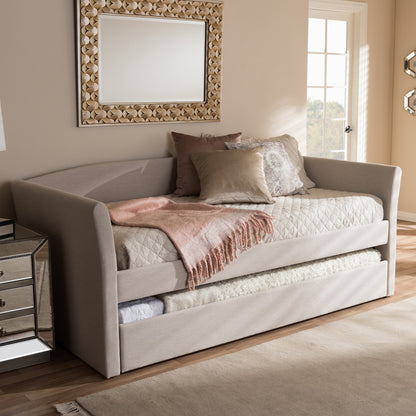 Baxton Studio - CamiNo Daybed in Beige - CF8756-Beige-Day Bed view 6