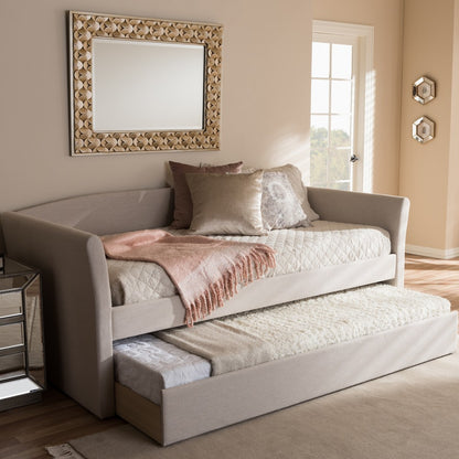 Baxton Studio - CamiNo Daybed in Beige - CF8756-Beige-Day Bed view 7