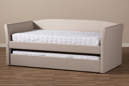 Baxton Studio - CamiNo Daybed in Beige - CF8756-Beige-Day Bed view 10