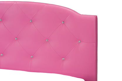 Baxton Studio - Canterbury Full Size Bed - BBT6440-Full-Pink view 3