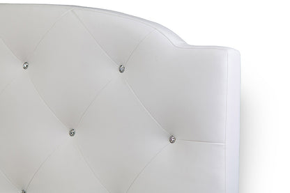 Baxton Studio - Canterbury Full Size Bed - BBT6440-Full-White view 5