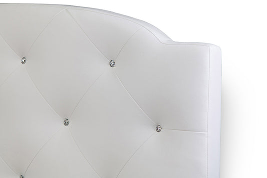 Baxton Studio - Canterbury Full Size Bed - BBT6440-Full-White view 5