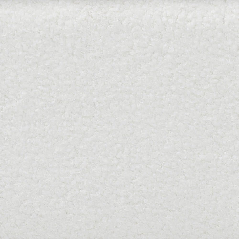 Baxton Studio - Caradonna Queen Size Bed in Cream - SP1072-B-CF0034-Cream Teddy-Bear Fabric -Queen view 7