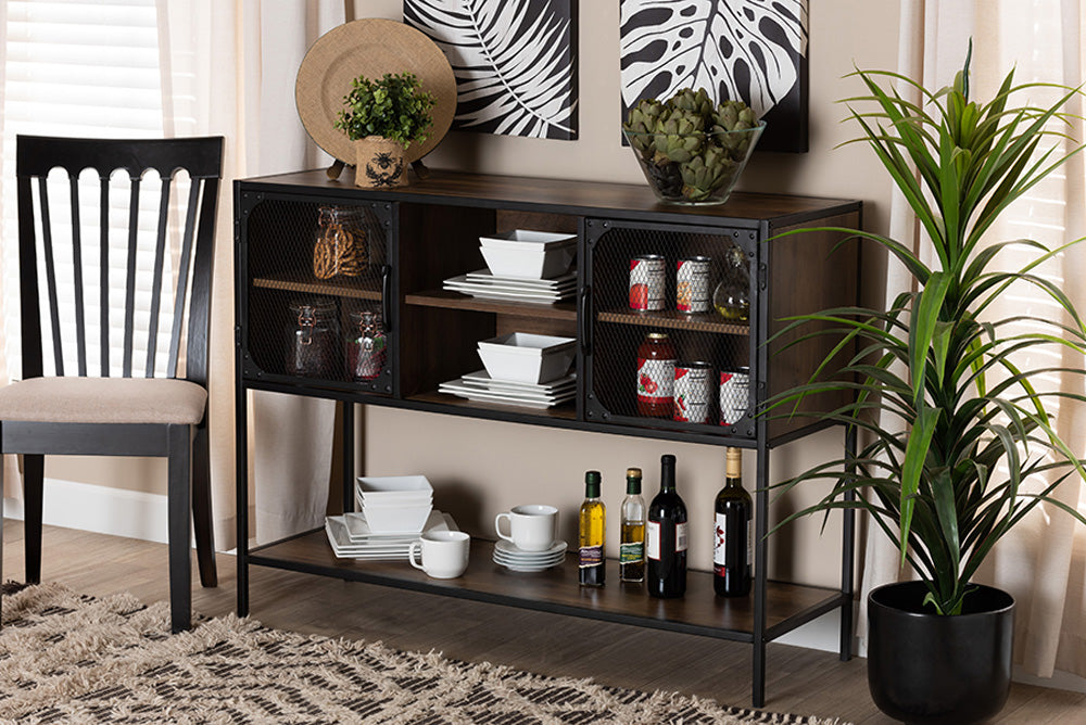 Baxton Studio - Cardea Sideboard - LCF20247-Wood/Metal-Sideboard view 5