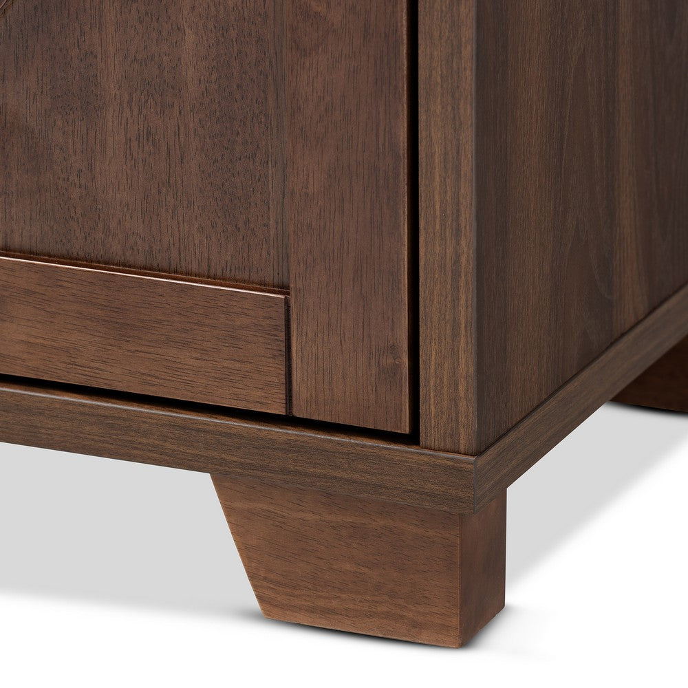 Baxton Studio - Carrie Storage Cabinet in Walnut - RT677-OCC-Walnut-Cabinet view 8