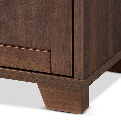 Baxton Studio - Carrie Storage Cabinet in Walnut - RT677-OCC-Walnut-Cabinet view 8