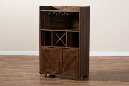 Baxton Studio - Carrie Storage Cabinet in Walnut - RT677-OCC-Walnut-Cabinet view 10