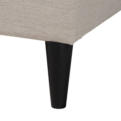 Baxton Studio - Casol Queen Size Bed in Beige - CF 9272-C-Vele-C-Beige-Queen view 5