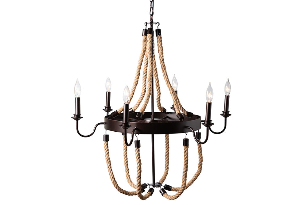 Baxton Studio - Cassia Chandelier - EVEN1015 view 1