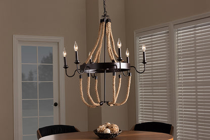 Baxton Studio - Cassia Chandelier - EVEN1015 view 2
