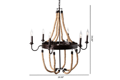 Baxton Studio - Cassia Chandelier - EVEN1015 view 3