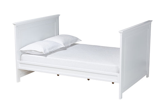 Baxton Studio - Ceri Full Size Daybed - Ceri-White-Daybed-Full view 1