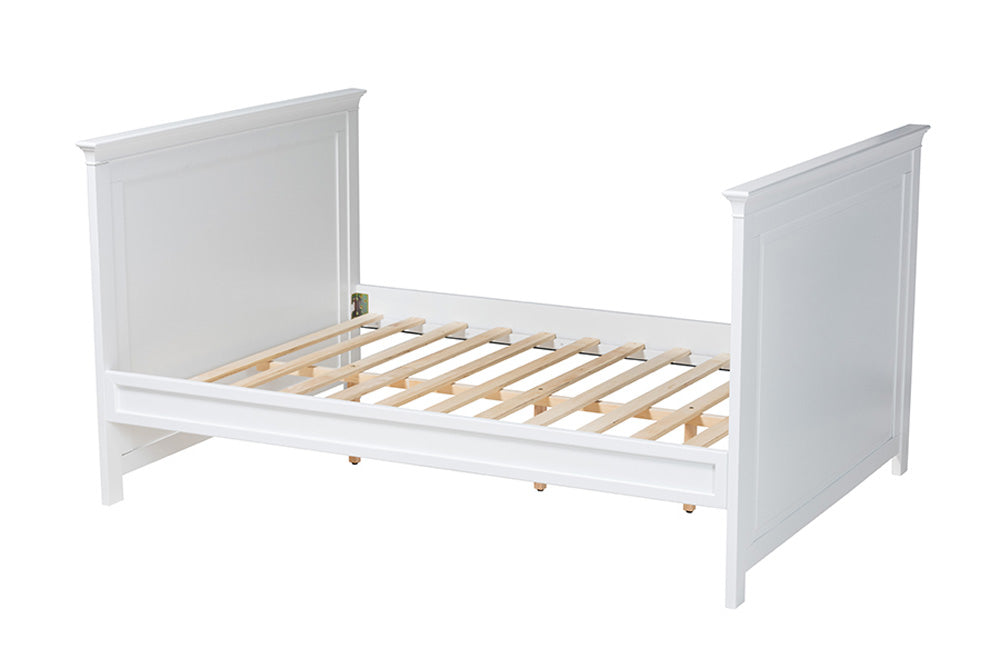 Baxton Studio - Ceri Full Size Daybed - Ceri-White-Daybed-Full view 3