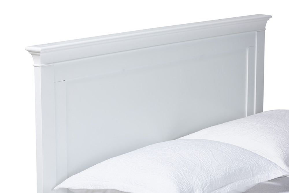 Baxton Studio - Ceri Full Size Daybed - Ceri-White-Daybed-Full view 4
