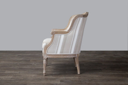 Baxton Studio - Charlemagne Living Room Chair in Beige - ASS293Mi CG4 view 3