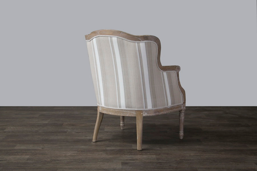 Baxton Studio - Charlemagne Living Room Chair in Beige - ASS293Mi CG4 view 4