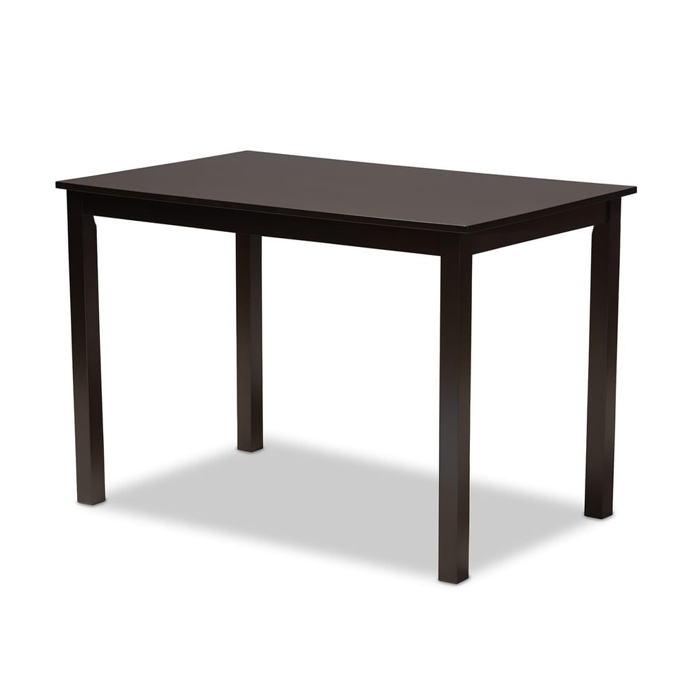 Baxton Studio - Cherese Dining Set in Sand/Espresso - RH334C-Sand/Dark Brown-5PC Dining Set view 3