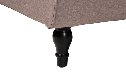 Baxton Studio - Chesterfield Sleeper Sofa - Chesterfield-Clay-RFC view 4