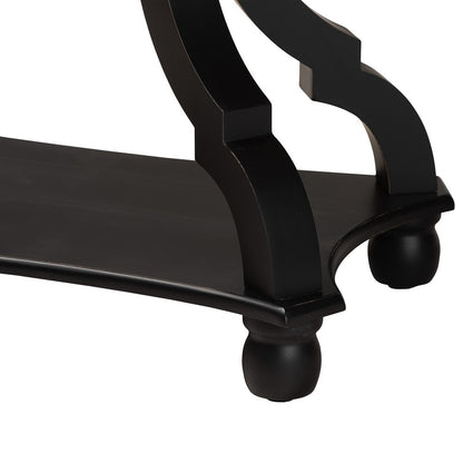 Baxton Studio - Cianna End Table in Black - JY21A025-Black-Wooden-ET view 5